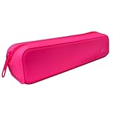 Estojo de Silicone, Pink, 1 Zíper, ACP