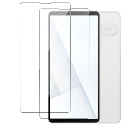 【2枚セット】For Xperia 10 VII 6.1インチ ガラスフィルム 保護フィルム 【Moahsiuny】日本旭硝子製 高硬度9H 気泡防止 防指紋 耐衝撃 飛散防止 貼り付け簡単 画面鮮やか 自動吸着