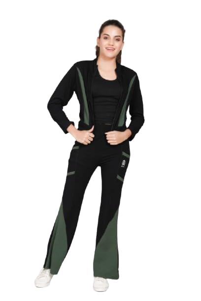 Selecting Fashion Women's Color Block Tracksuit Set 2 Piece Zip-Up Jacket and Jogger Pants, Athletic Sportswear Loungewear Set for Workout, Running, Casual Wear-image-40