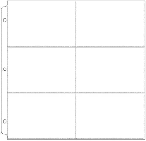 We R Memory Keepers 12 X 12 inch (6-4 X 6-Inch Pockets) 3-Ring Album Photo Sleeve Protectors, 10 PK