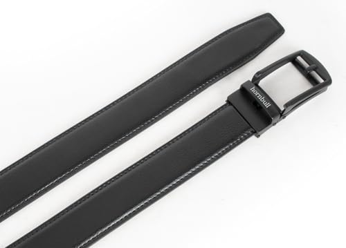 Image of HORNBULL Smith Leather Belt for Men | Mens Belt Autolock | Formal and Casual Leather Belt for Men
