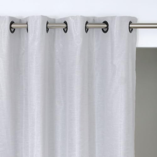 Moondream ThermActiv® 2en1 Invierno+Verano Visillo Térmico | Aislante Anti-Calor y Anti-Frío | Tecnología Patentada Ollaos | Gris MC17 | 140An x 240Al cm