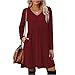 Womens Fashion Knit Crewneck Mini Dress Solid Color Long Sleeve Sweater Dress Slim Fit 2025 Fall Winter Dresses