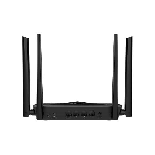 Roteador Wi-Fi 6 Dual Band RX 1500 Preto Intelbras glide