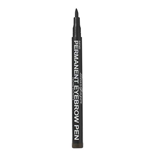 Stargazer Semi Permanent Black Eyebrow Eye Brow Pen Tool Long Lasting Thick Nib For Perfection