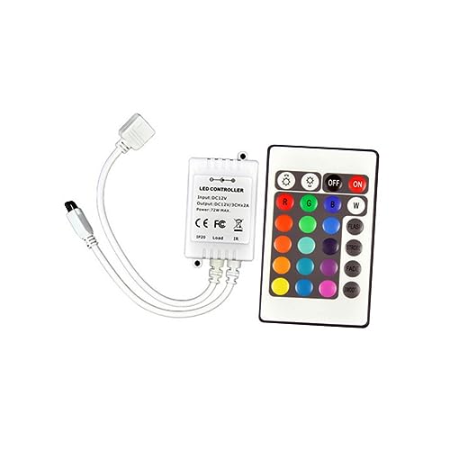 Controlador RGB con 3 teclas para tiras LED OSALADI miniatura 2