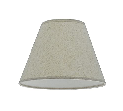 Image of Aspen Creative 32033A Transitional Empire Shape Spider Construction Lamp Shade in Flaxen, 6 inch Top x 12 inch Bottom x 9 inch Slant Height