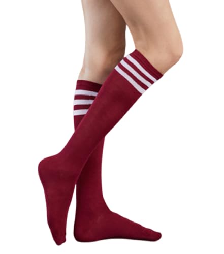 Women's Knee High Athletic Socks Casual Stripes Tube Socks Outdoor Sport Socks - Main Image