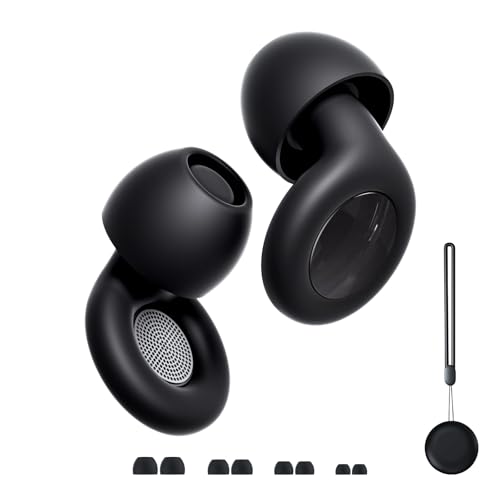 Ear Plugs for Sleeping Noise Cancelling,Reusable Silicone Earplugs for Noise Reduction