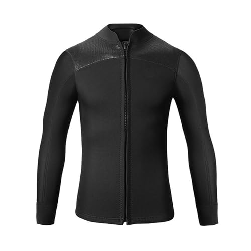 TOVCHEI Split Wetsuit for Men Women, 3Mm Warm Cold-Proof Diving Suit Sunscreen Jellyfish-Proof for Surfing, Scuba Snorkeling,Tops,XXL