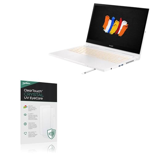 BoxWave Screen Protector Compatible With Acer ConceptD 3 Ezel CC314-72G-72SX (14 in) - ClearTouch Crystal Anti-UV EyeCare (2-Pack), Filters out Harmful Blue Light Reduce Fatigue