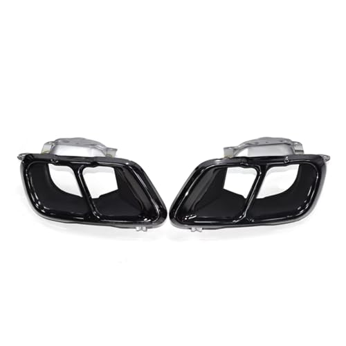 Embouts d'échappement carrés pour BMW X5 G05 X6 G06 X7 G07 2020 noirs