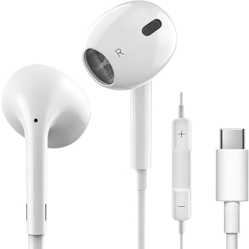 Amazon.co.jp: タイプc イヤホン【2025年新版 iPhone17/16/15対応