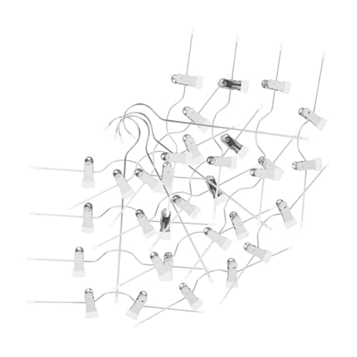 Unomor 4pcs Multi Pants Hangers with Clips Skid Skirt Hangers for Efficient Closet Organization Sturdy High Manganese Rotatable Design for Easy Access and Storage