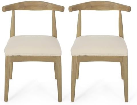 Christopher Knight Home Mika Boucle Upholstered Dining Chairs - Thumbnail 3
