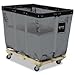 Royal Basket Trucks Spring Lift, 24 x 36, 16 Bushel, Vinyl/Steel, Gray