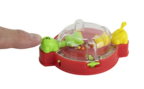Worlds Smallest Hungry Hippos For Kids, Super Fun For Outdoors Travel & Family Game Night Multicolor Miniature