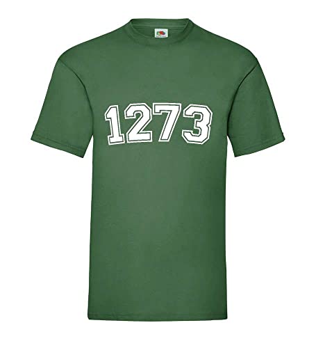 T-shirt pour homme d'exception vert bouteille XXXL modèle 1273 premium