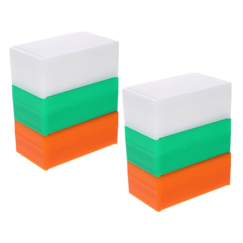 DECHOUS Microscope Slides Box Storage Box Slide Dispenser 6 Pack Specimen Box for Lab Use