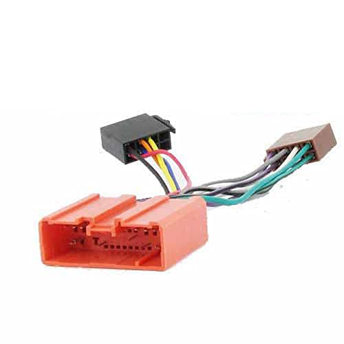 Baceyong Adaptador de conector de arnés de cableado ISO universal para M-azda MX-5 MK2.5 2001-2005, Adaptador de cable de adaptador de radio para automóvil Conector empotrado de arnés de cableado