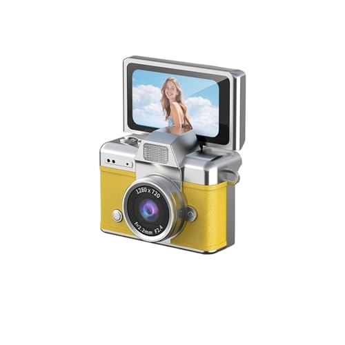 Mini cámara digital portátil con pantalla selfie 180° miniatura 1