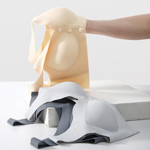 Sous-vêtement maman push-up bouton devant sans couture noir XL - 2