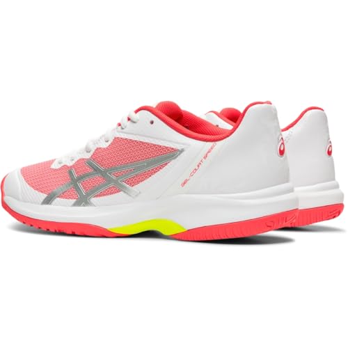 ASICS Women's Gel-Court Speed Tennis Shoes, 5.5, White/Laser Pink3
