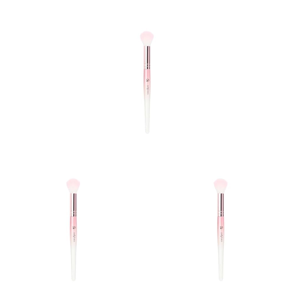 Golden Rose Devobis Precision Face Brush - Çok Amaçlı Hassas Yüz, Pudra ve Allık Fırçası (3 paketi)