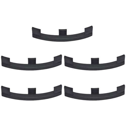 Sosoport 5 Piezas doblador de Plantas Enrejado doblador de Ramas de Plantas juerga Guisante Neto maceteros Abrazaderas de ramita Dobladoras de Ramas de Plantas de plástico el plastico Black