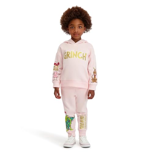 The Grinch Dr. Seuss Toddler Printed Sweatshirt and Jogger Set Sizes 2T-5T (US Age 3 Years Pink)