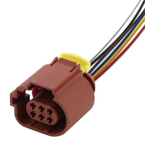 Connecteur de bobine d'allumage anti faux-contact femelle 6 broches 1J0973713G pour VW