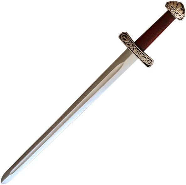 Espada de espuma de poliuretano de la Edad media de los vikingos de la Edad Media para el soldado berserker, caballero guerrero, disfraz de rey para