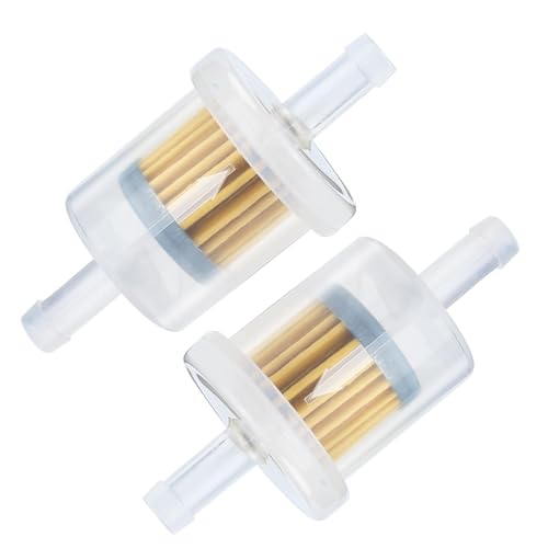 Panari 1/4 Inline Fuel Filter Kit for Brigs and Straton 691035 493629 Kawasaki 49019-7001 49019-0027 Kohler 2505007S 2505021S Craftsman Toro Lawnmower Parts - Thumbnail 4