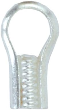 Artistic Wire Beadalon EZ-Crimp End 0.030-Inch Sterling Silver, 10-Piece