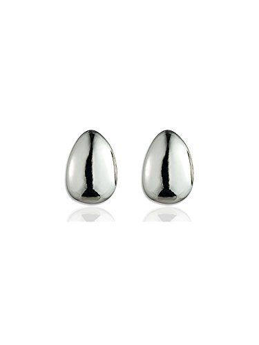 Anne Klein Silvertone Teardrop Clip On Earrings #TOP1