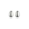 Anne Klein Silvertone Teardrop Clip On Earrings