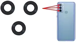 Lente Da Camera compativel Moto G31 G41 G51 G52 G71 5G G60 G60s G62 5G G82 (3 Pçs)