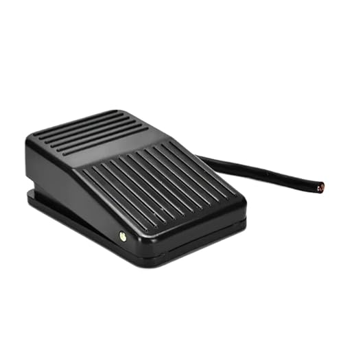 Interrupteur à pédale électrique AC 250V 10A momentané antidérapant de haute qualité