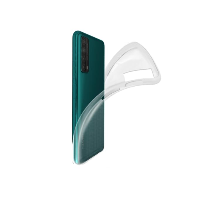 Hually Cover per Huawei P Smart 2019, Ultra Sottile Morbido TPU Trasparente Silicone Antiurto Protettiva Case per Huawei P Smart 2019 (6,21)- Trasparente