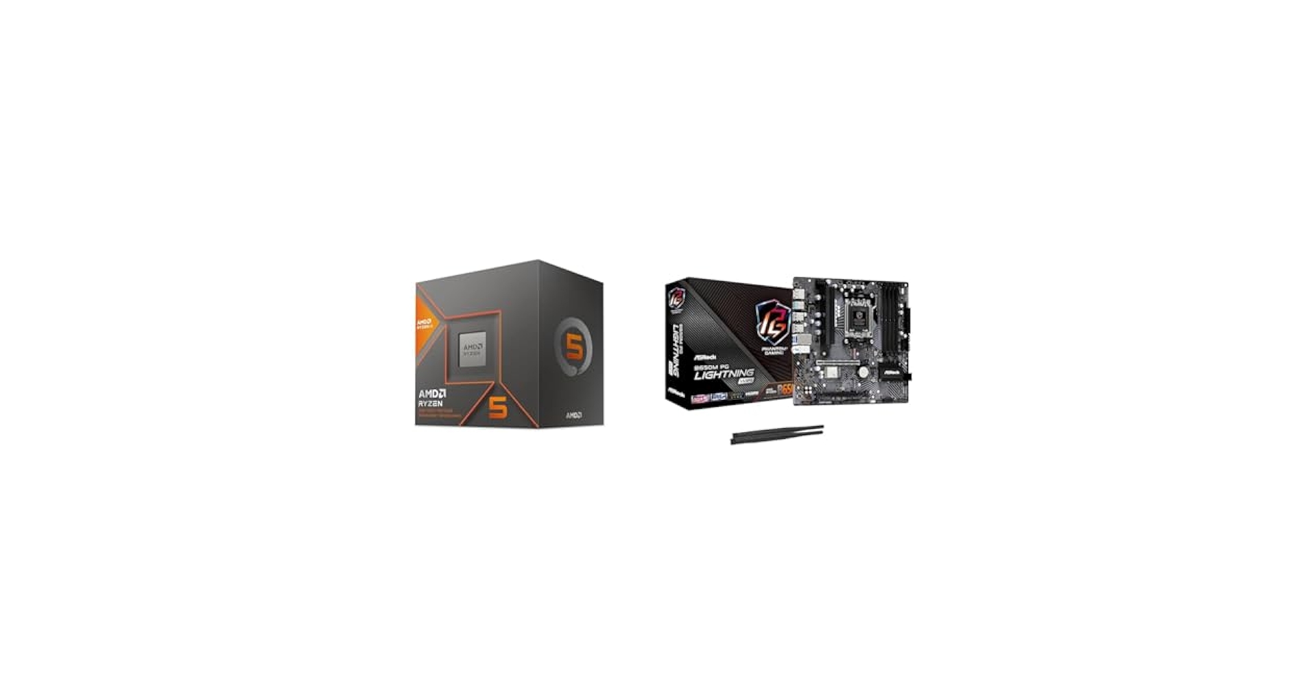 i5 8600K付きマザーボード 他おまけ付き AMD Ryzen 5 8600G BOX With Wraith Stealth Cooler CPU + MSI