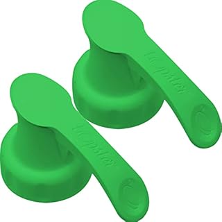 Topster Milk Top Pourers (Green) - Milk Bottle Pourers for Plastic Bottles, for Semi-Skimmed Milk Plastic Milk Bottles, Eliminates Milk Spillage, Mess & Drips Around The Kitchen & Fridge, (1 Pack)