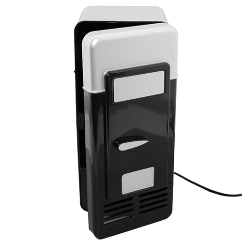 Biniveil Frigorífico Pequeño | Refrigerador De Bebidas Alimentado Por USB,Electrodoméstico Compacto Enchufable, Equipo Frigorífico Calentador Para Jóvenes y Familias