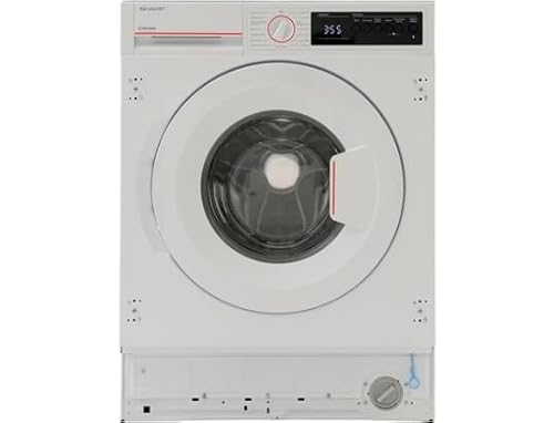 SHARP Lave-linge ESNIB714BWNA, 7 kg, 15 programmes