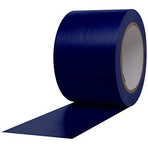 Image of ProTapes Pro 50 Premium Vinyl Safety Marking and Dance Floor Splicing Tape, 6 mils Thick, 36 yds Length x 3 inch Width, Blue (Pack of 1)