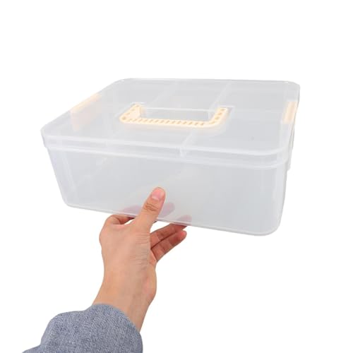 Boîte de rangement transparente Toyvian en plastique solide durable - 4