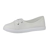  Elara Bailarina Mujer Sneaker con Cordones Chunkyrayan Blanco CL33311 White-40