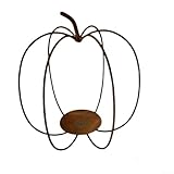 Portavelas de hierro resistente con diseño minimalista compacto para estante de mesa y decoración de escritorio