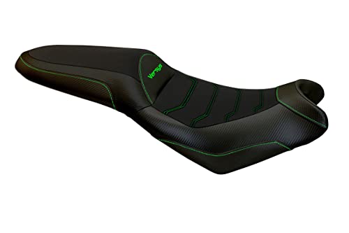 TAPPEZZERIA ITALIA Seat Cover Compatible with Versy 650 (07-21) Elba Total Black Comfort System Model