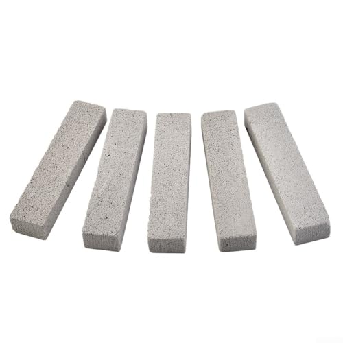 5 almohadillas de piedra pómez para cocina y baño, eliminación de manchas de óxido y agua dura