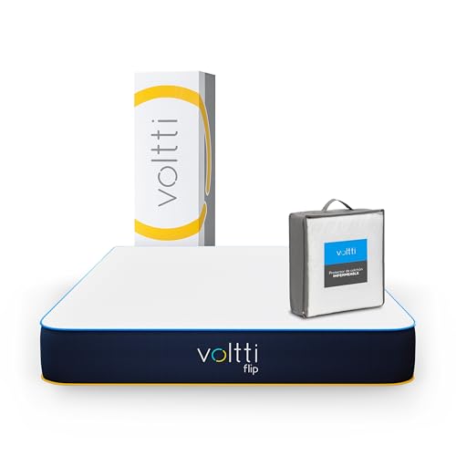 El Mejor Listado de Colchones Principe , listamos los 10 mejores. 49 Voltti - Colchón Individual Doble Confort + Protector Impermeable | 20 CM | Reversible con 2 Diferentes Firmezas | Nano Memory Foam Ergonomico y Ortopedico